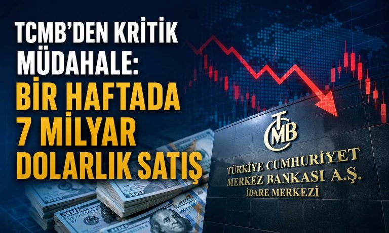 TCMB’nin döviz müdahalesi 7 milyar dolara ulaştı