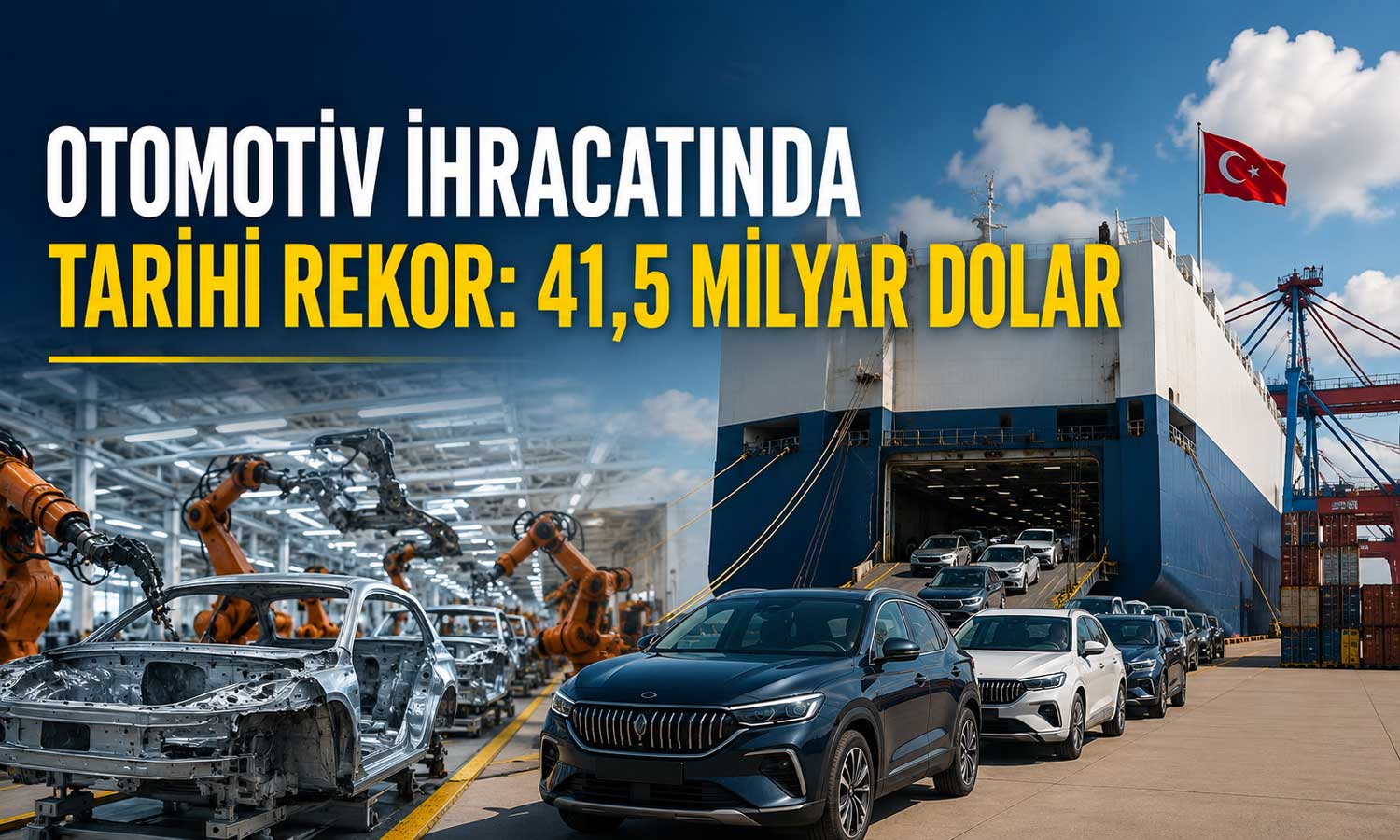 Türk otomotiv sektörü ihracatta zirveyi bırakmadı