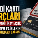 Türkiye’de her iki kişiden biri kredi kartı borçlusu
