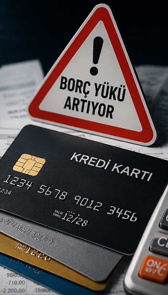 Türkiye’de her iki kişiden biri kredi kartı borçlusu