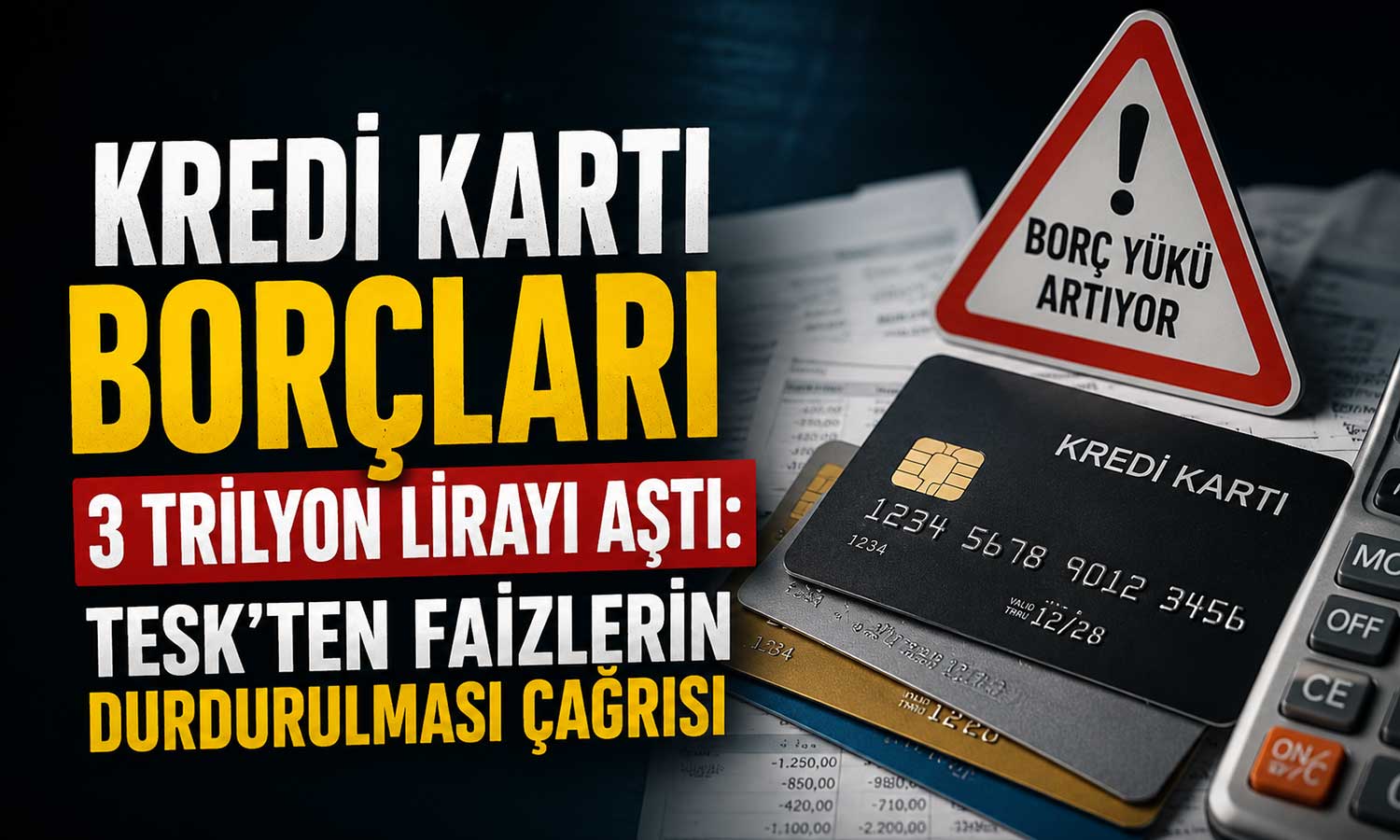 Türkiye’de her iki kişiden biri kredi kartı borçlusu