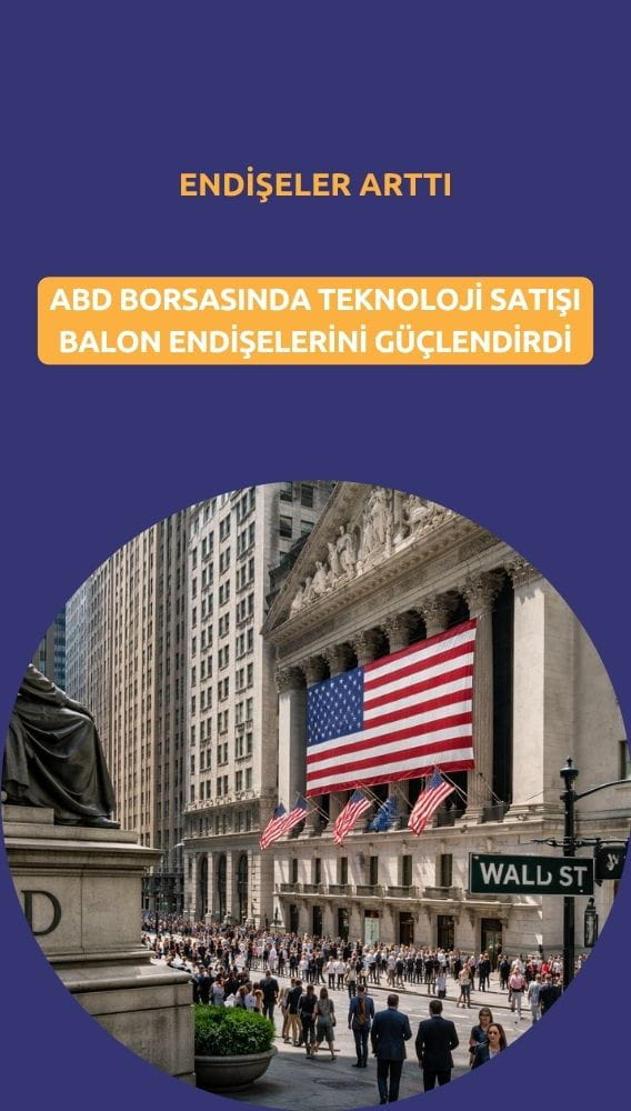 ABD borsasında teknoloji satışı balon endişelerini güçlendirdi
