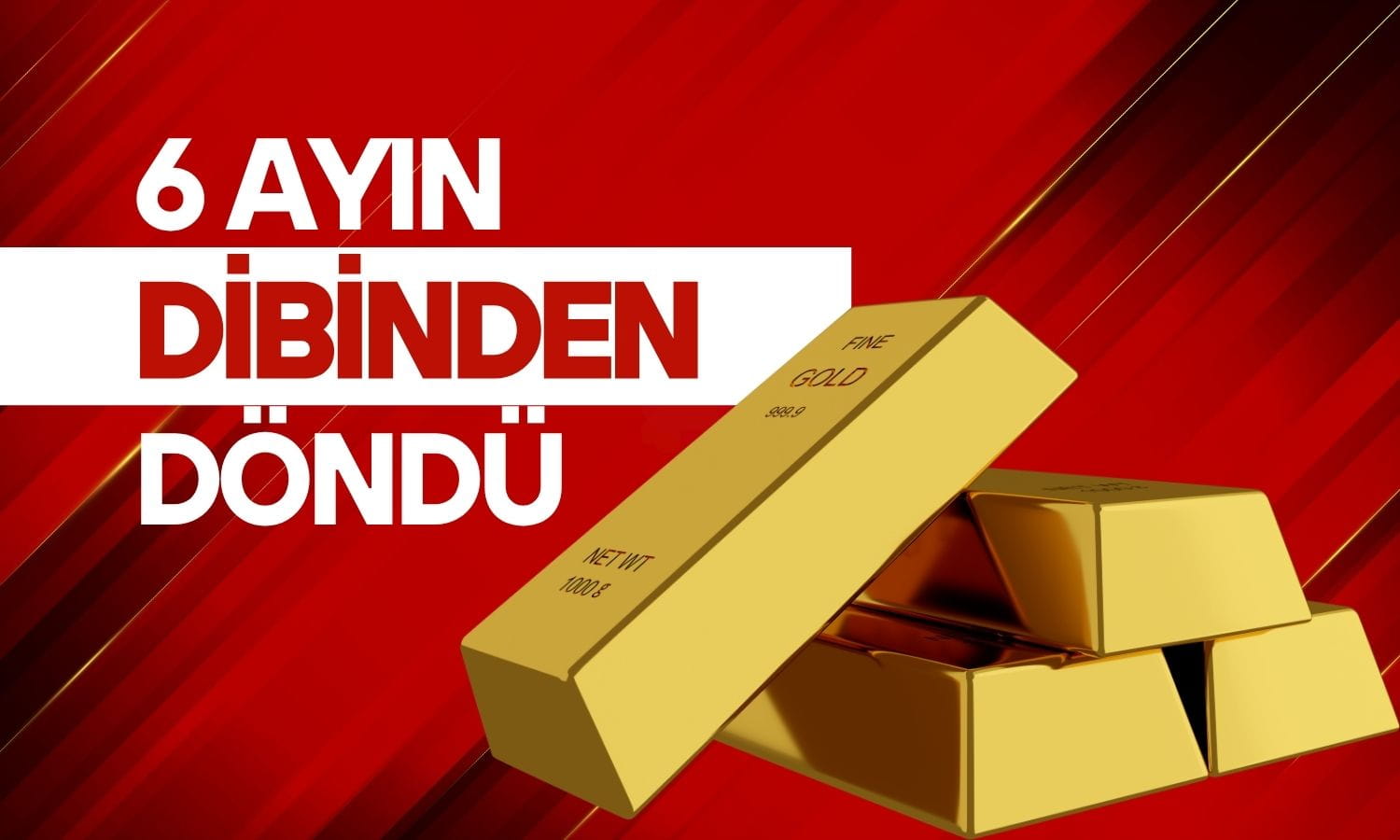 Altın 6 ayın dibinden döndü: Gözler Fed faiz patikasında