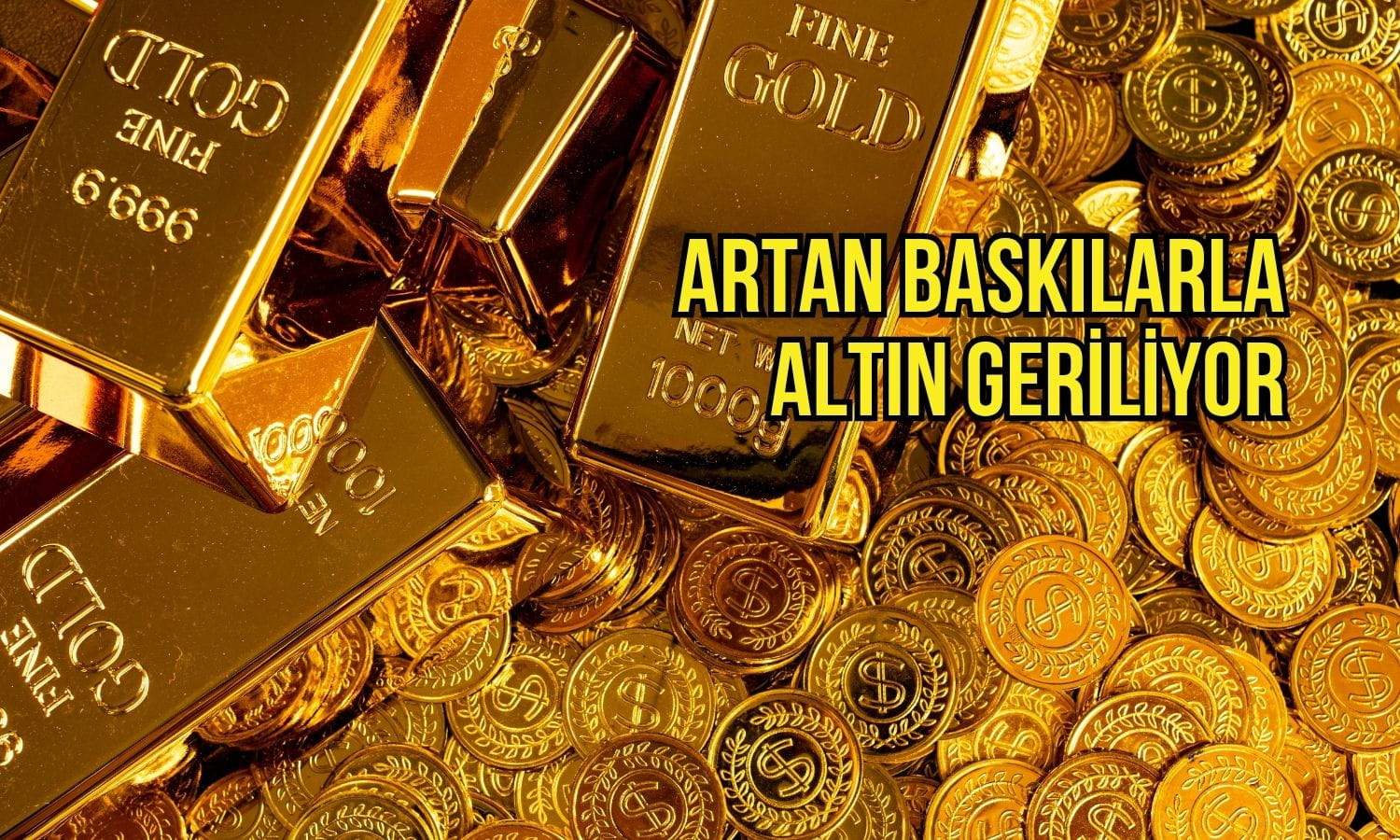 Altın geriledi: Orta Doğu gerilimi ve faiz endişeleri baskısı