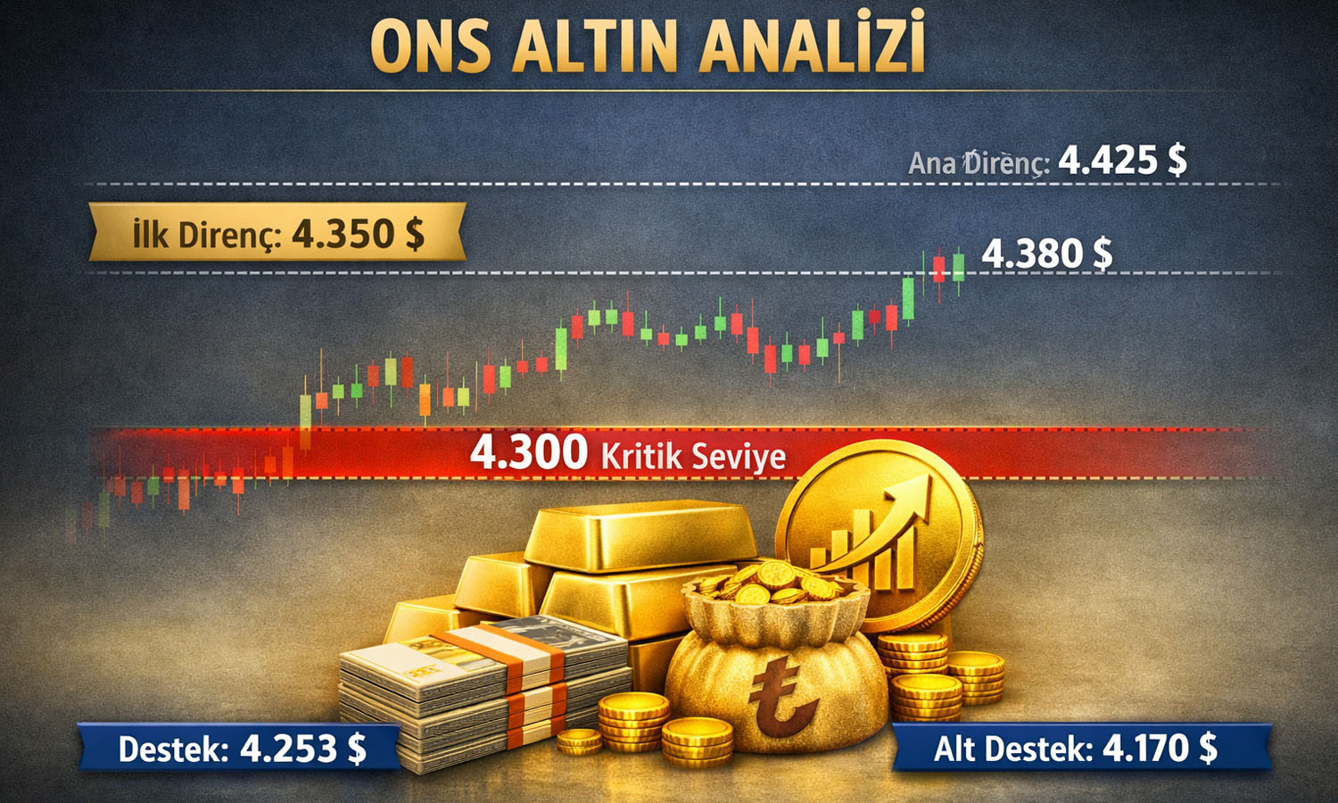 Altında FED öncesi temkinli yükseliş: Faiz kararı bekleniyor