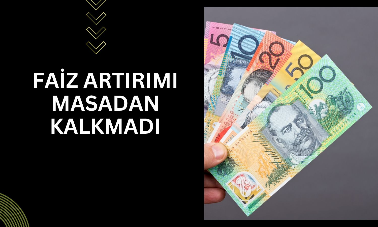 Avustralya faizi sabit bıraksa da artırıma hazır!
