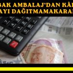 Bak Ambalaj zarar nedeniyle temettü vermeyecek