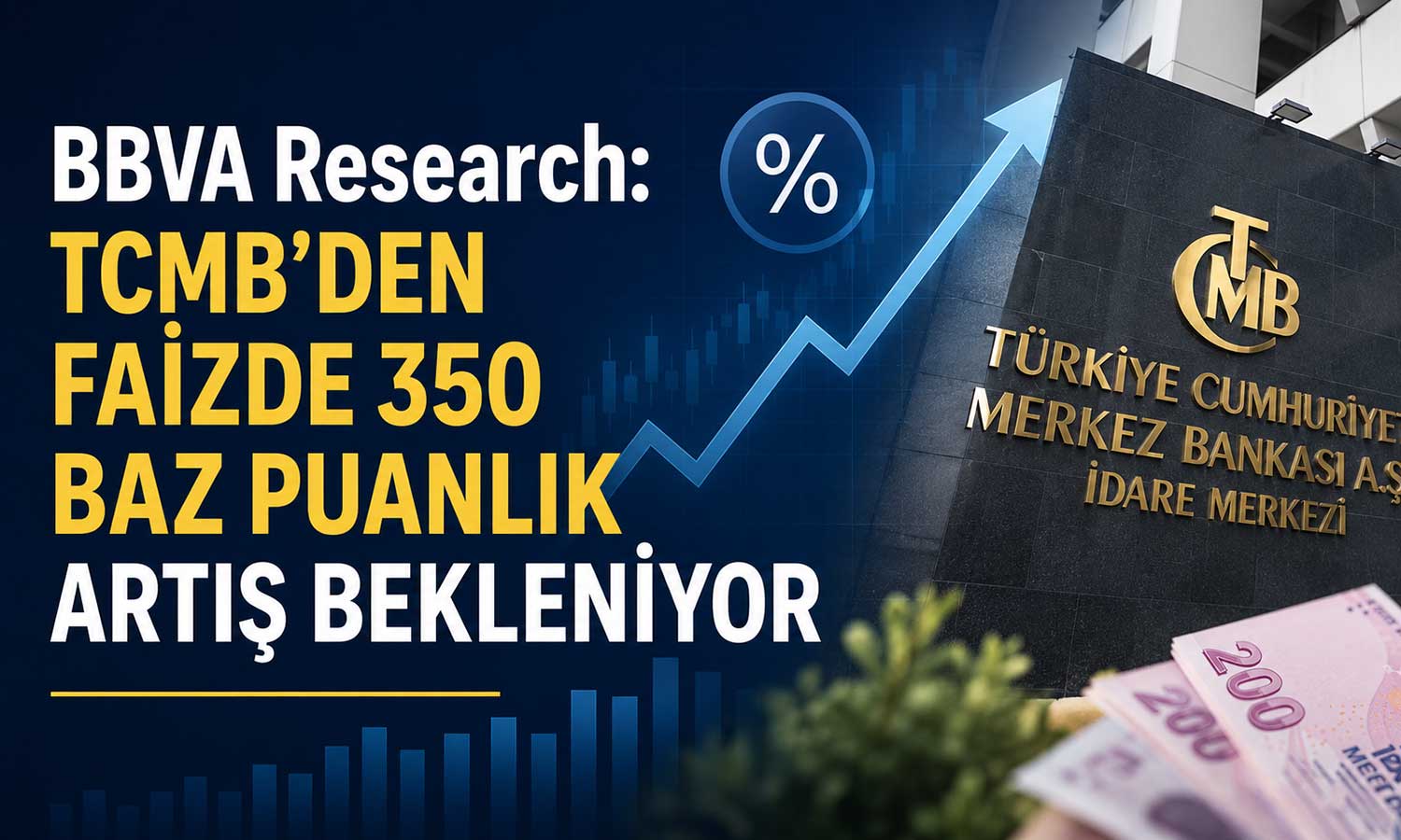 BBVA Research’ten TCMB beklentisi: Faiz yüzde 40’a yükselebilir
