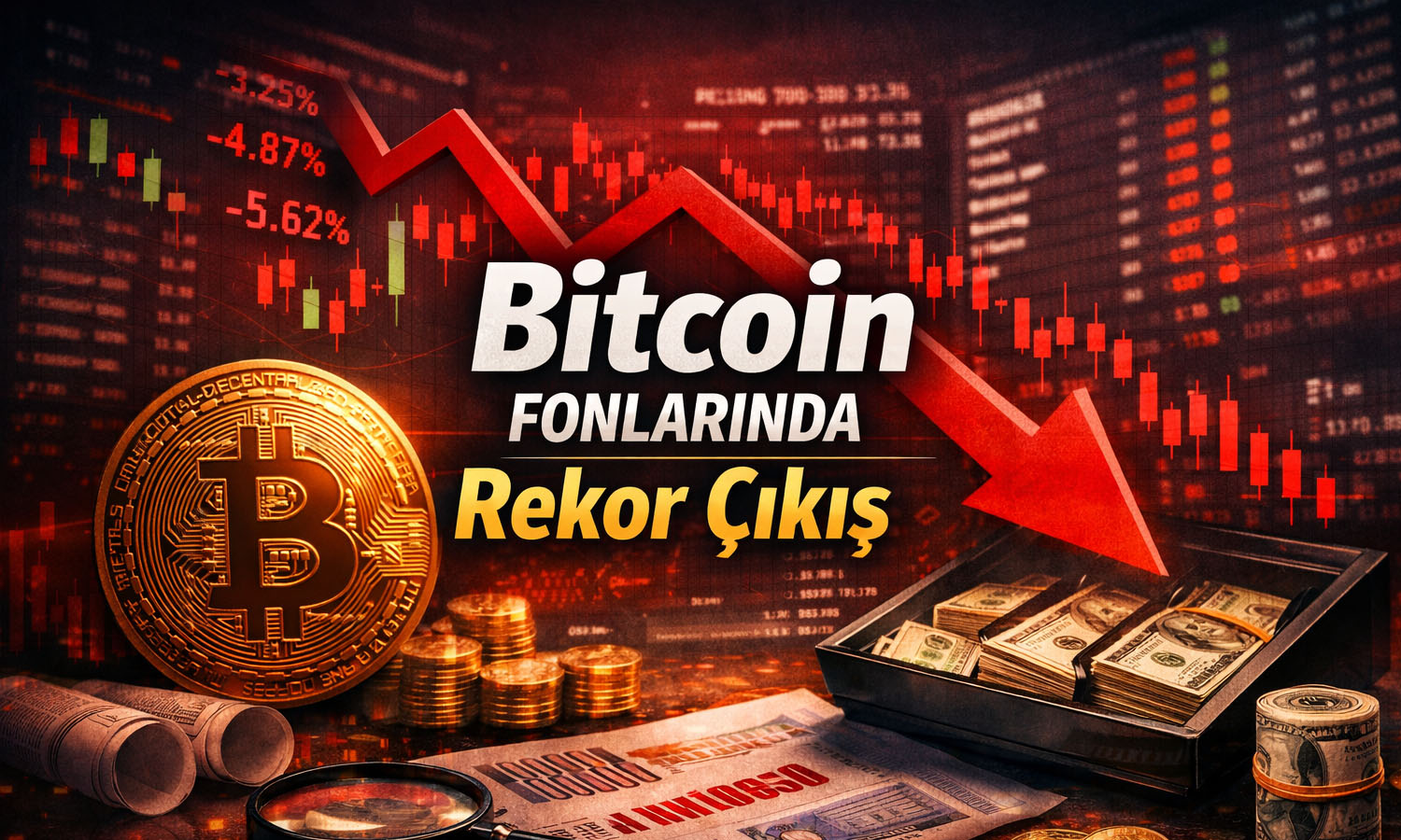 Bitcoin fonlarında rekor çıkış: Risk iştahı zayıf