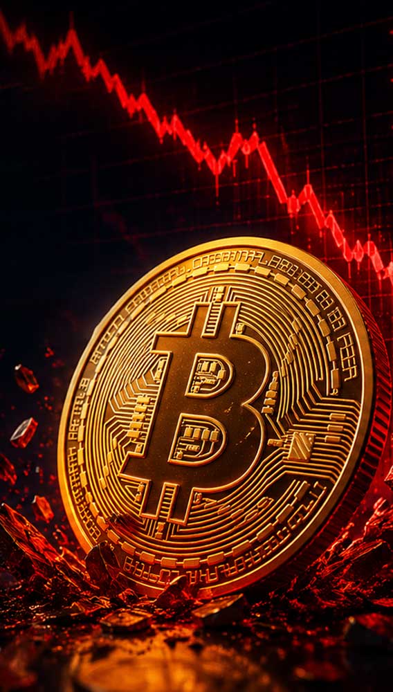 Bitcoin'de sert düşüş sürüyor: 200 binden fazla yatırımcı tasfiye oldu
