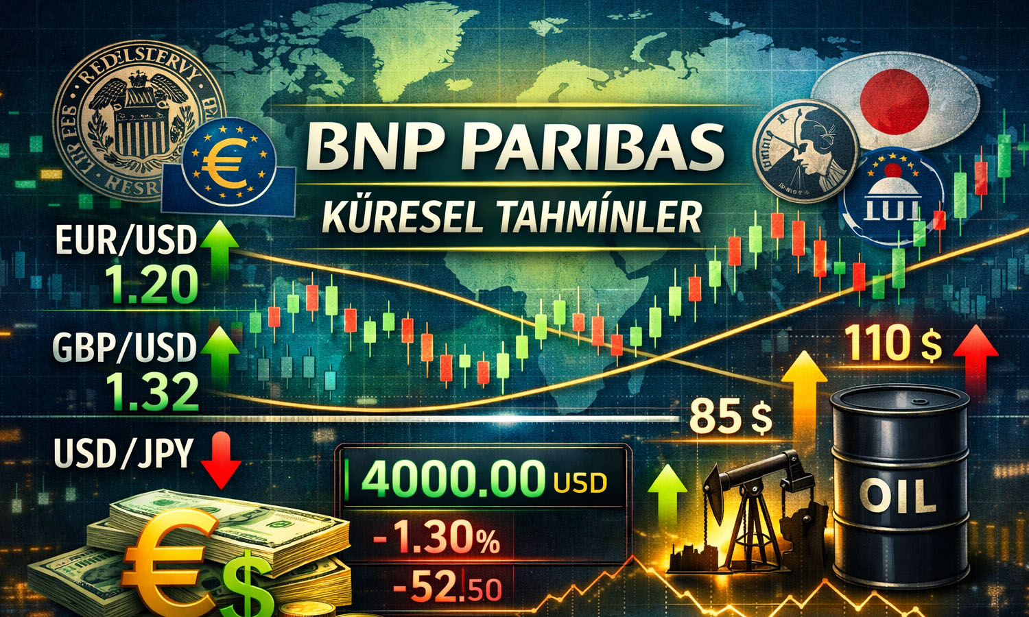 BNP Paribas petrol ve FED için öngörülerini açıkladı