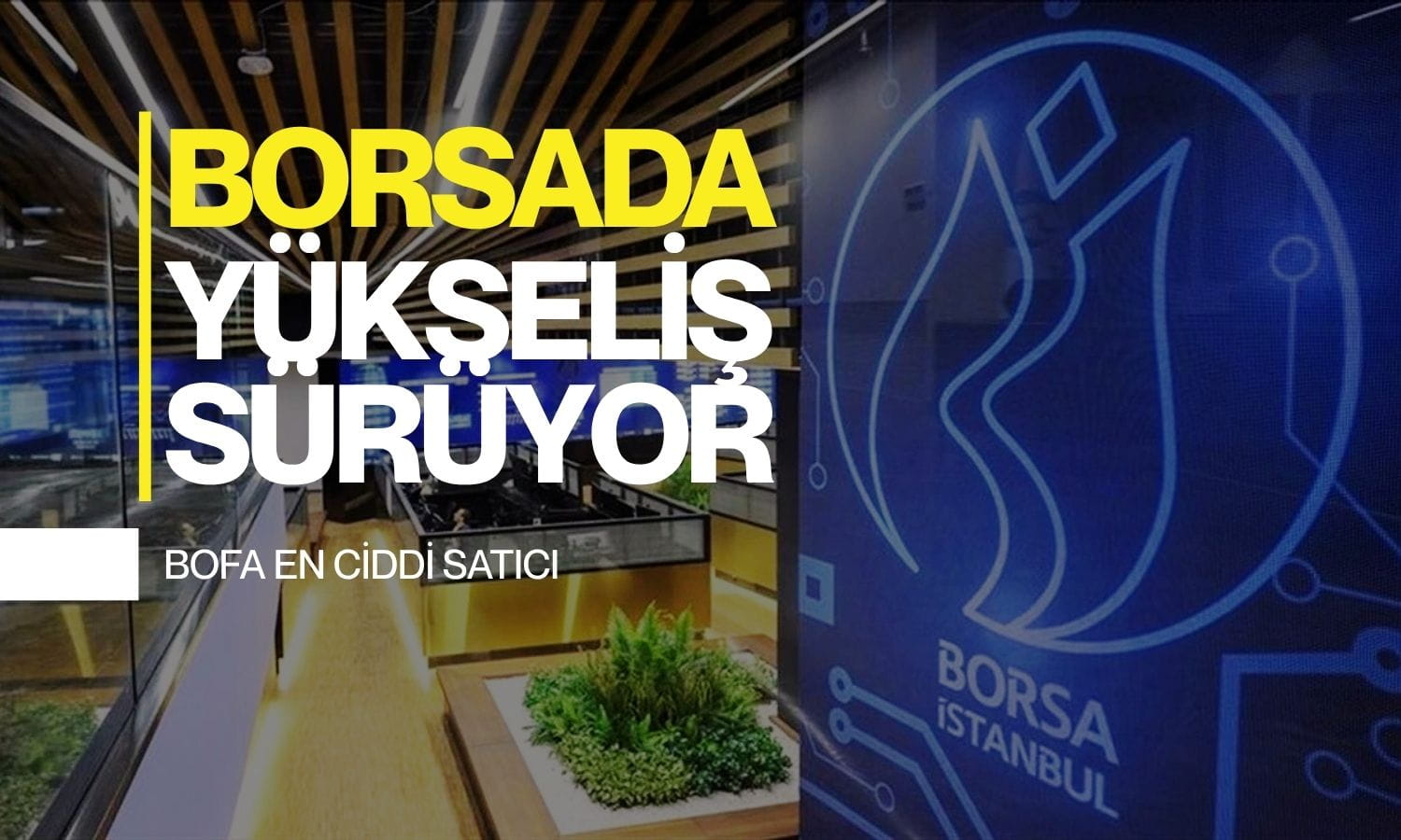 Borsada yön yukarı, Bank of America en ciddi satıcı