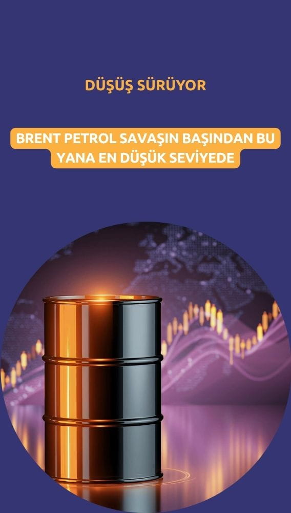Brent petrol savaş sonrası en düşük seviyeye geriledi