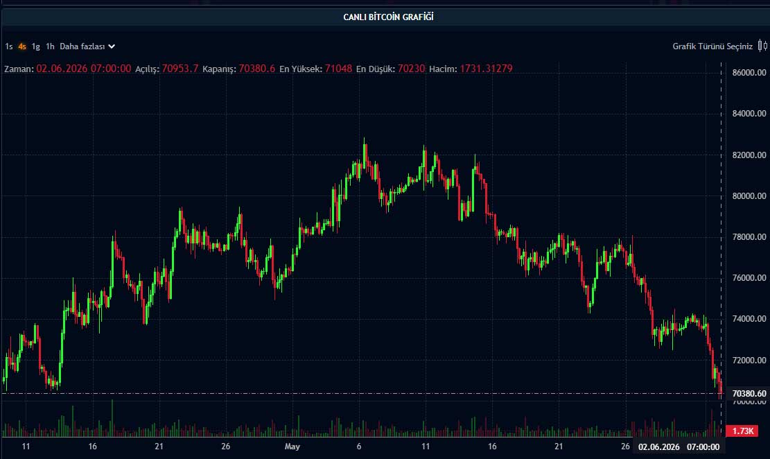BTC fiyat grafiği BTC fiyat grafiği