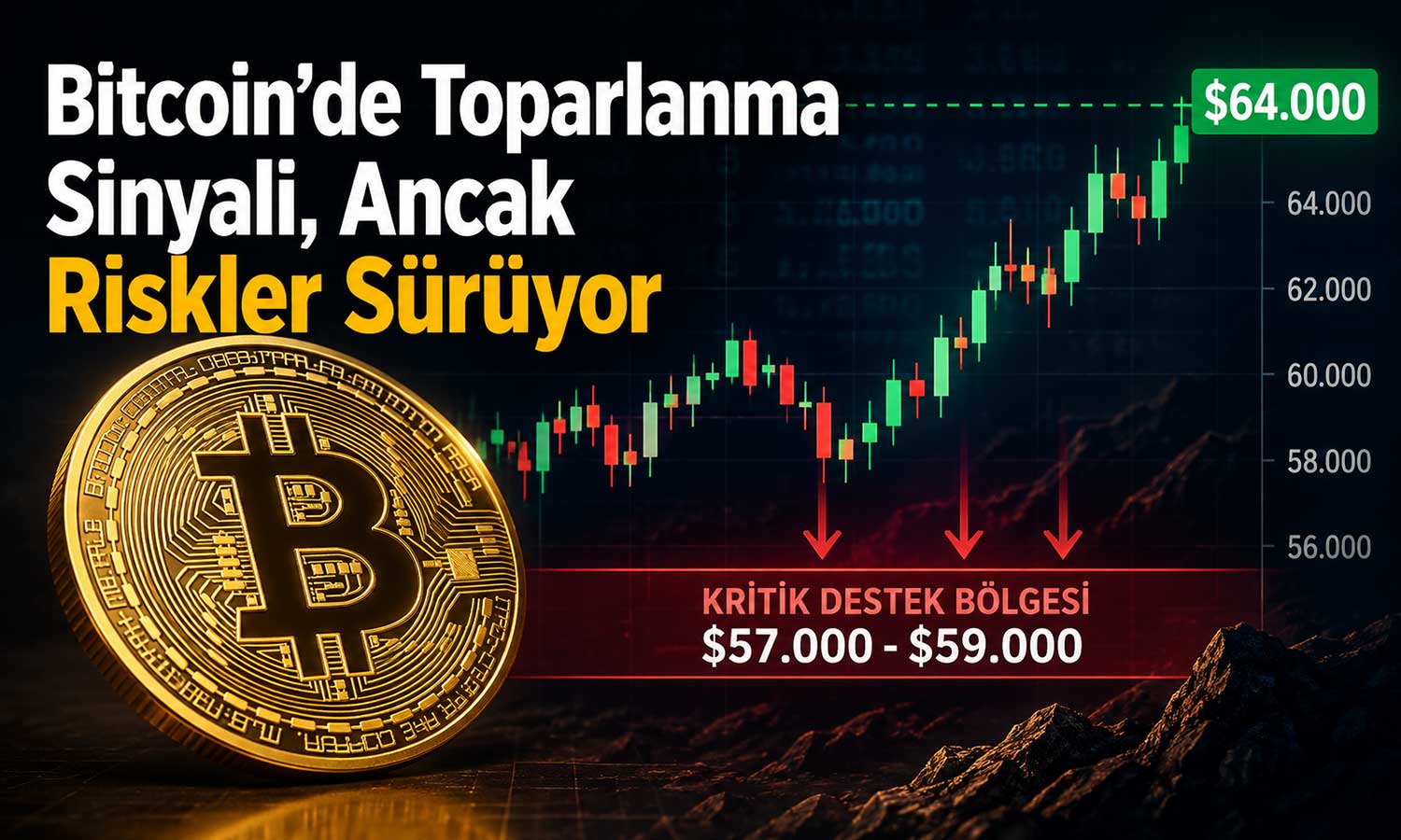 BTC’de yükseliş denemesi zayıf kaldı: Gözler likidite bölgelerinde