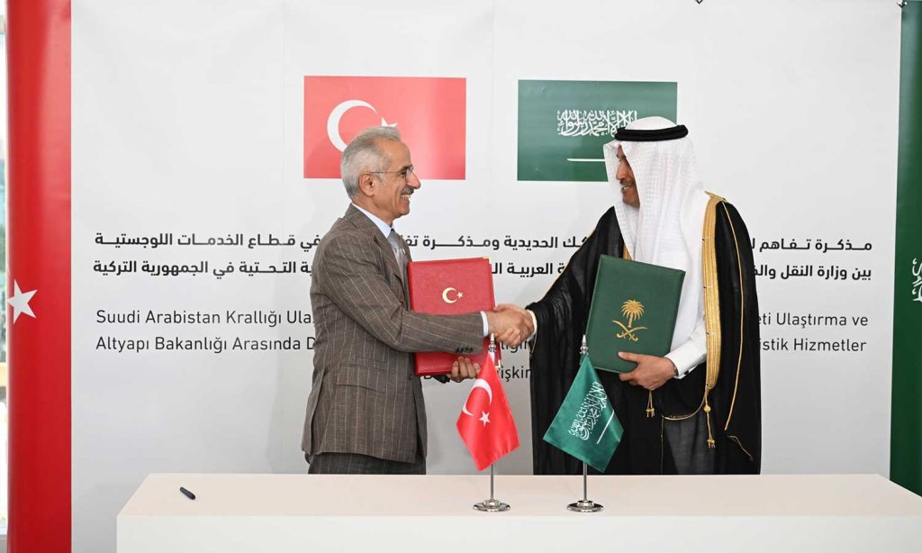 Demiryolu ve lojistikte Türkiye-Suudi Arabistan or