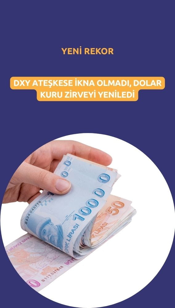 DXY ateşkese ikna olmadı: Dolar kurunda yeni rekor