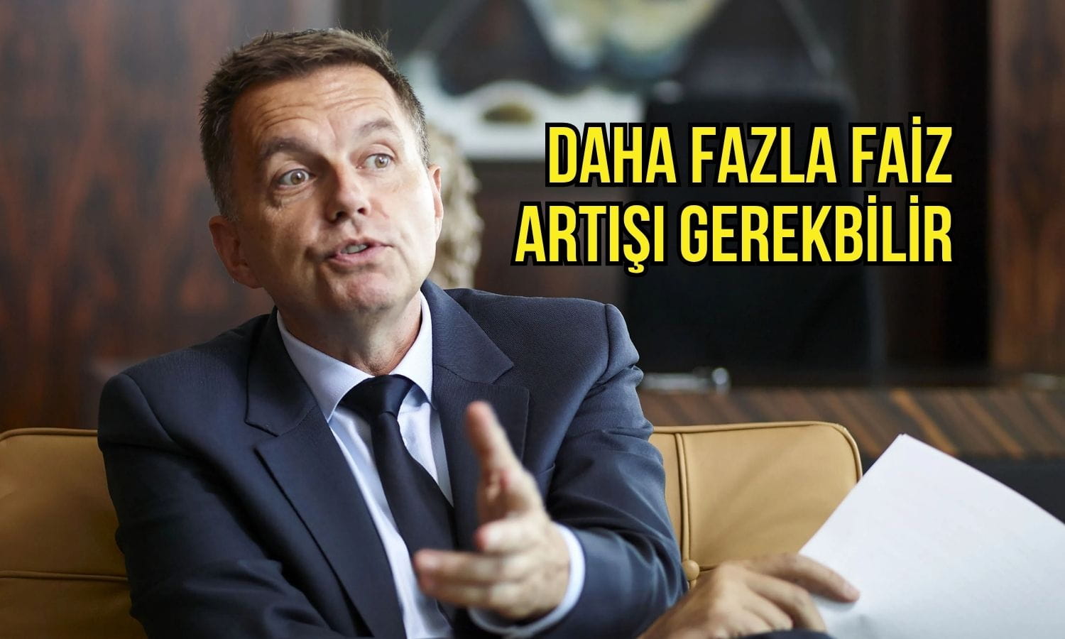 ECB/Kazimir: Enflasyonla mücadelede daha fazla faiz artışı gerekebilir