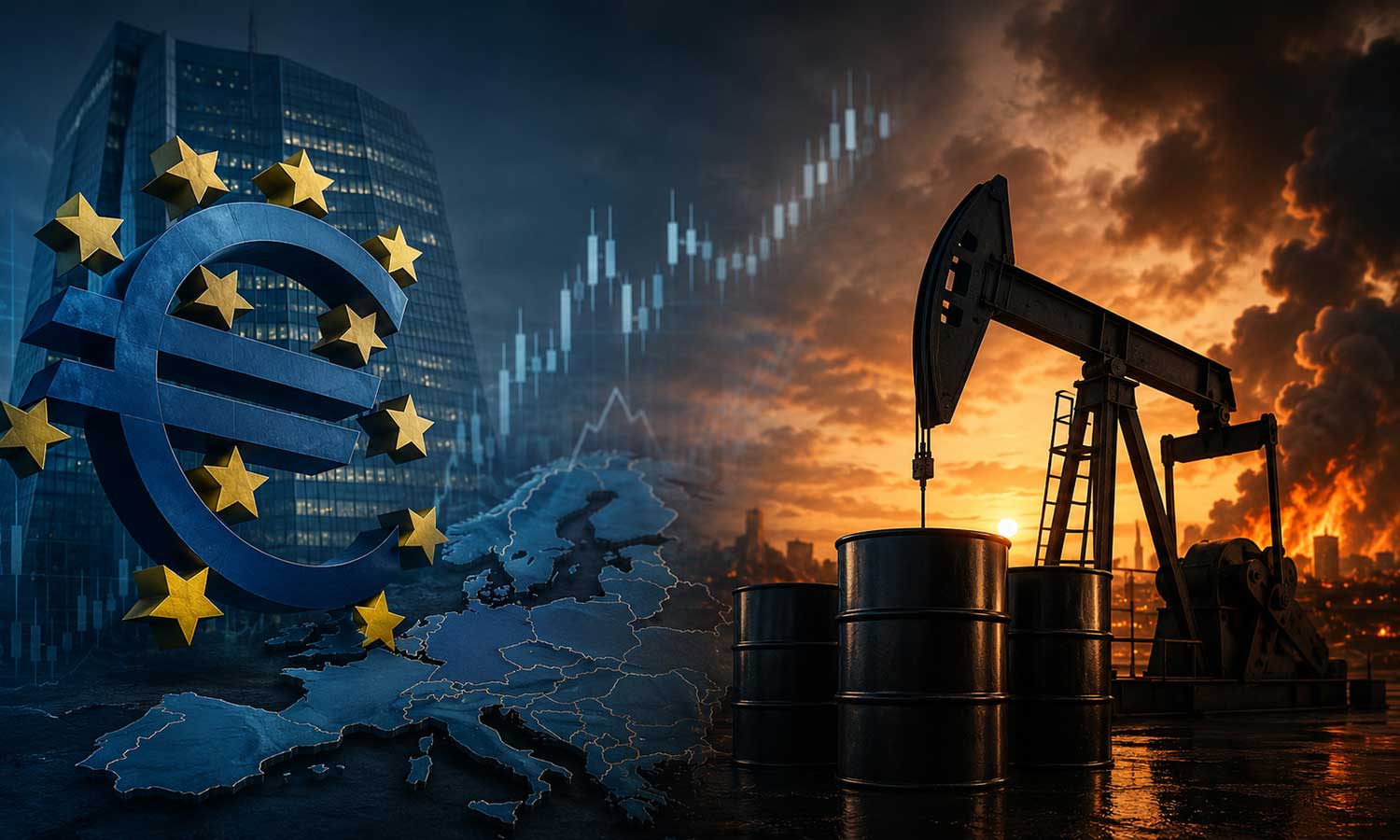 ECB: Petrol şoku Avrupa ekonomisini zorlayabilir