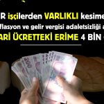 Enflasyon ve vergi, işçi ücretlerini 890 milyar TL eritti