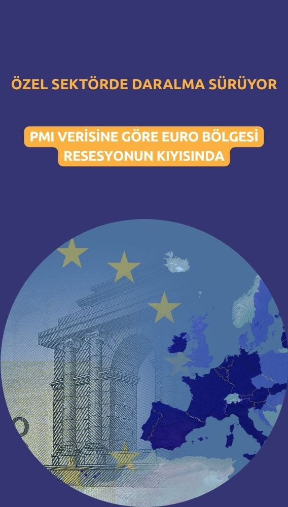 Euro Bölgesi resesyonun kıyısında: Özel sektörde daralma sürüyor