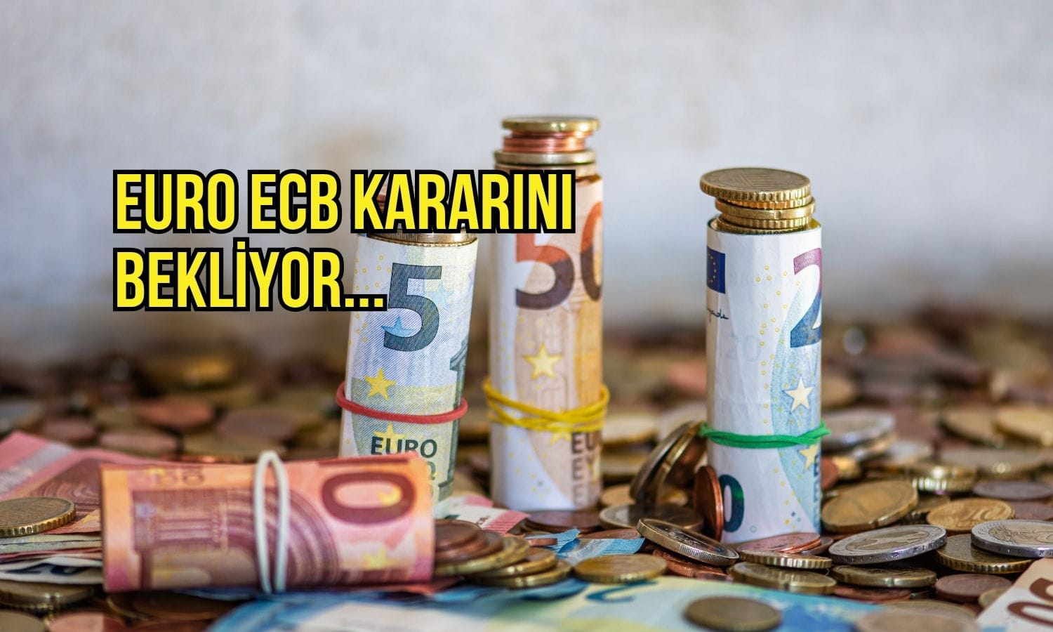 Euro ECB öncesi beklemede: Faiz kararına odaklanıldı
