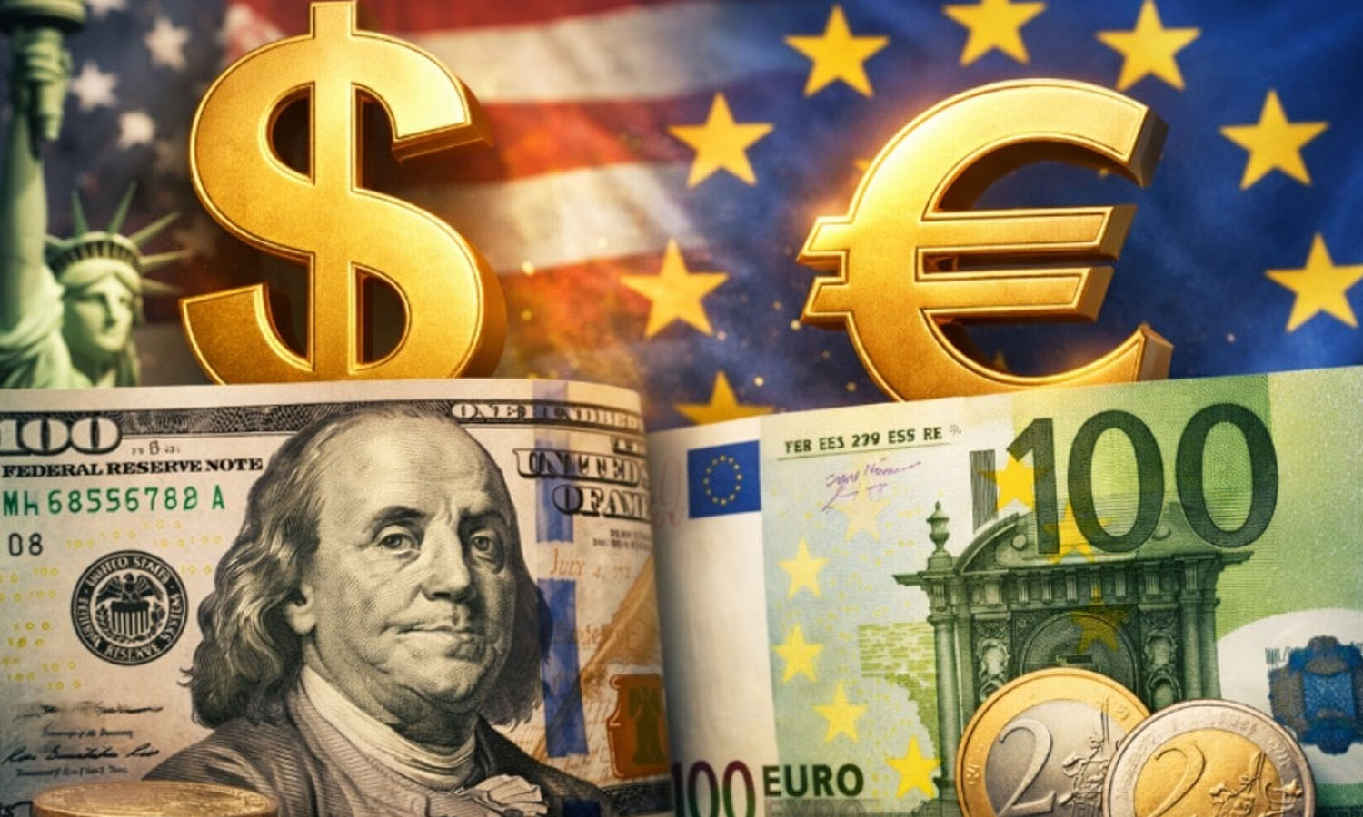 Euroda baskı sürüyor: Dolar karşısında yılın en düşüğünde