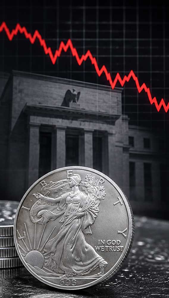Fed baskısı gümüşü vurdu: 6 ayın en düşük seviyesi