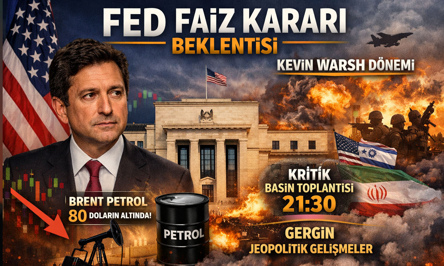 FED’de yeni dönem: Warsh bugün sahneye çıkıyor