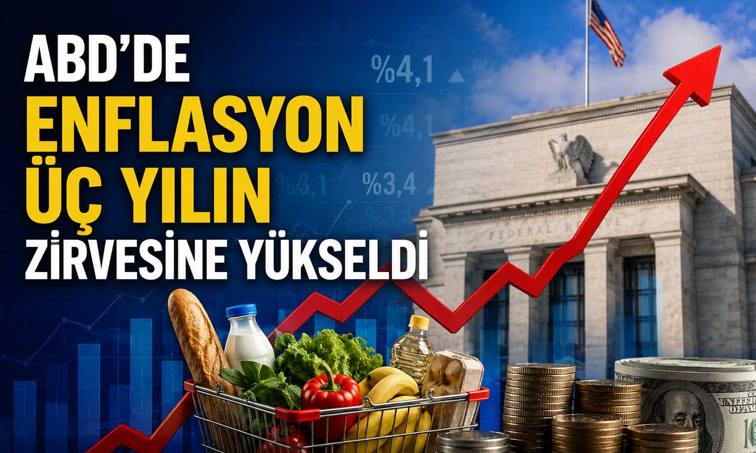 Fed’in takip ettiği enflasyon göstergesi 3 yılın zirvesinde