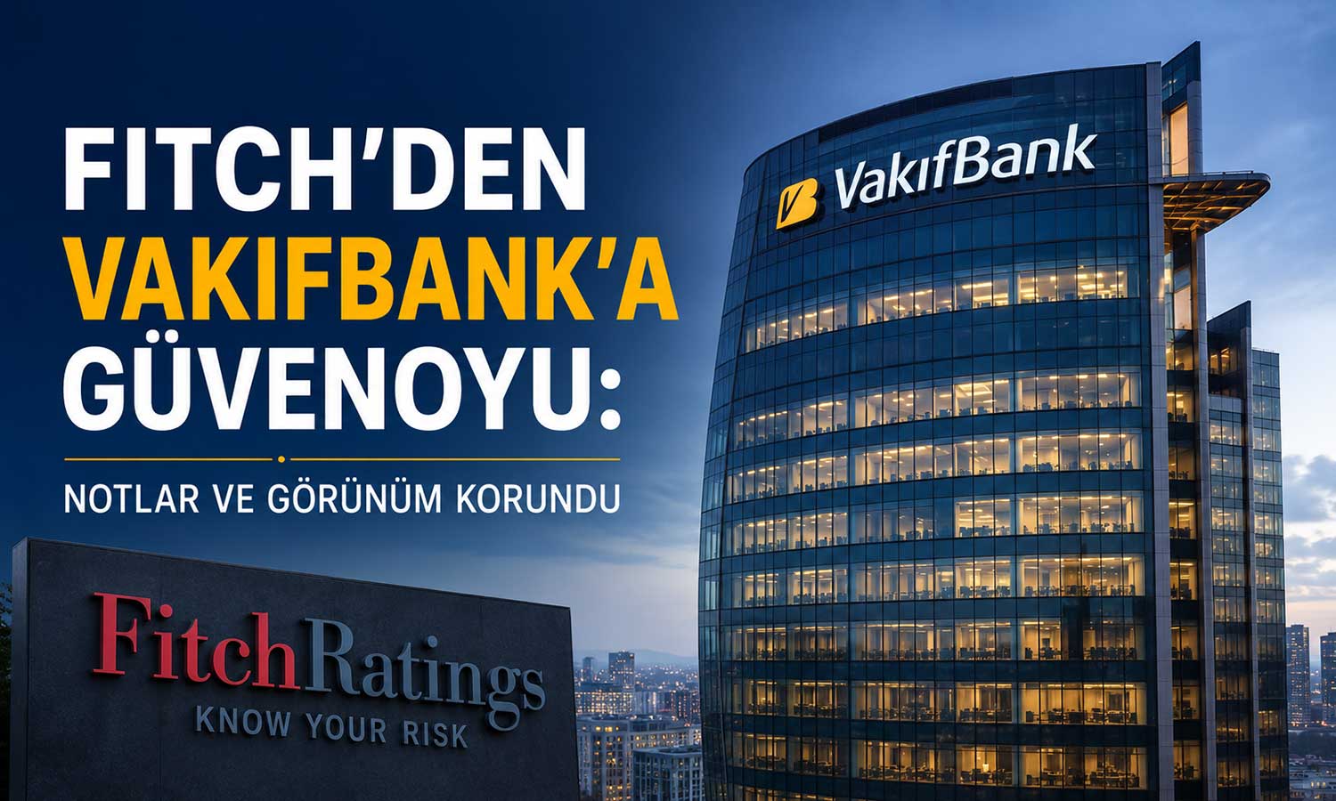 Fitch, VakıfBank’ın kredi notunu değiştirmedi