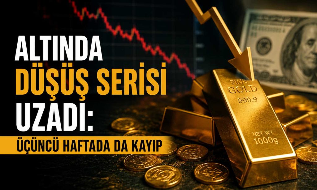 Güçlü dolar altını baskılıyor: Talep zayıfladı