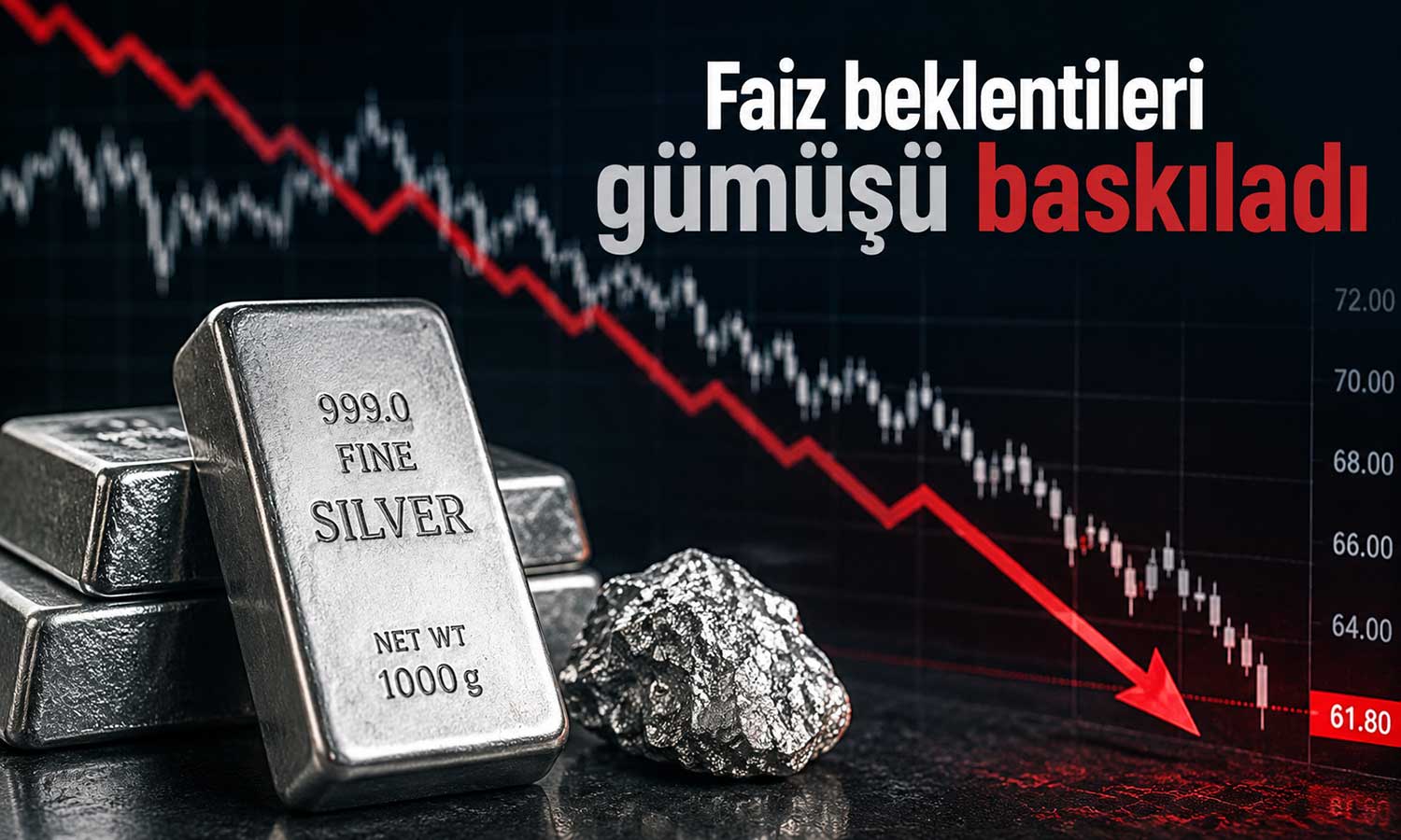 Gümüşte sert satış: Kayıp yüzde 5’e yaklaştı