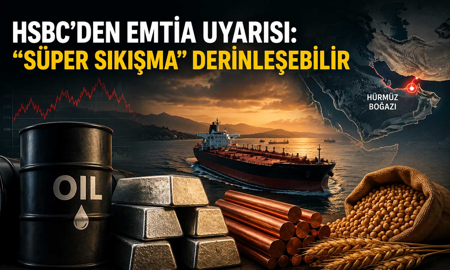 HSBC: Emtialarda kritik eşik yaklaşıyor