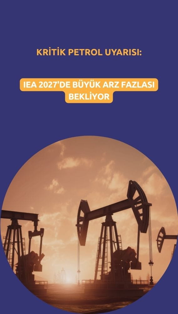 IEA'dan kritik petrol uyarısı: 2027'de büyük arz fazlası bekleniyor