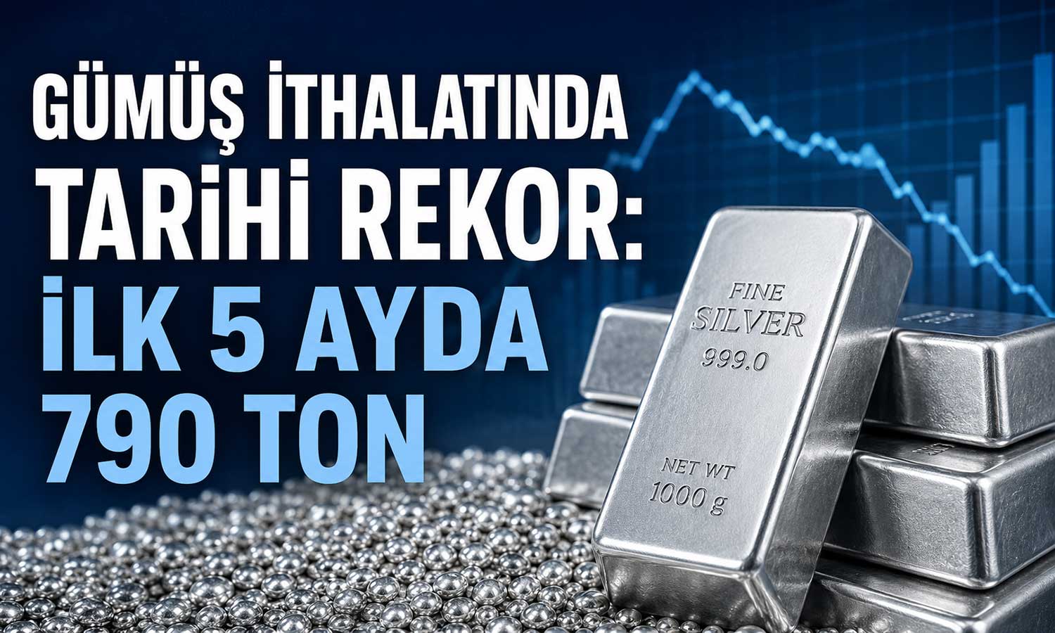 İlk 5 ayda rekor seviyeye ulaşan gümüş ithalatı yavaşladı