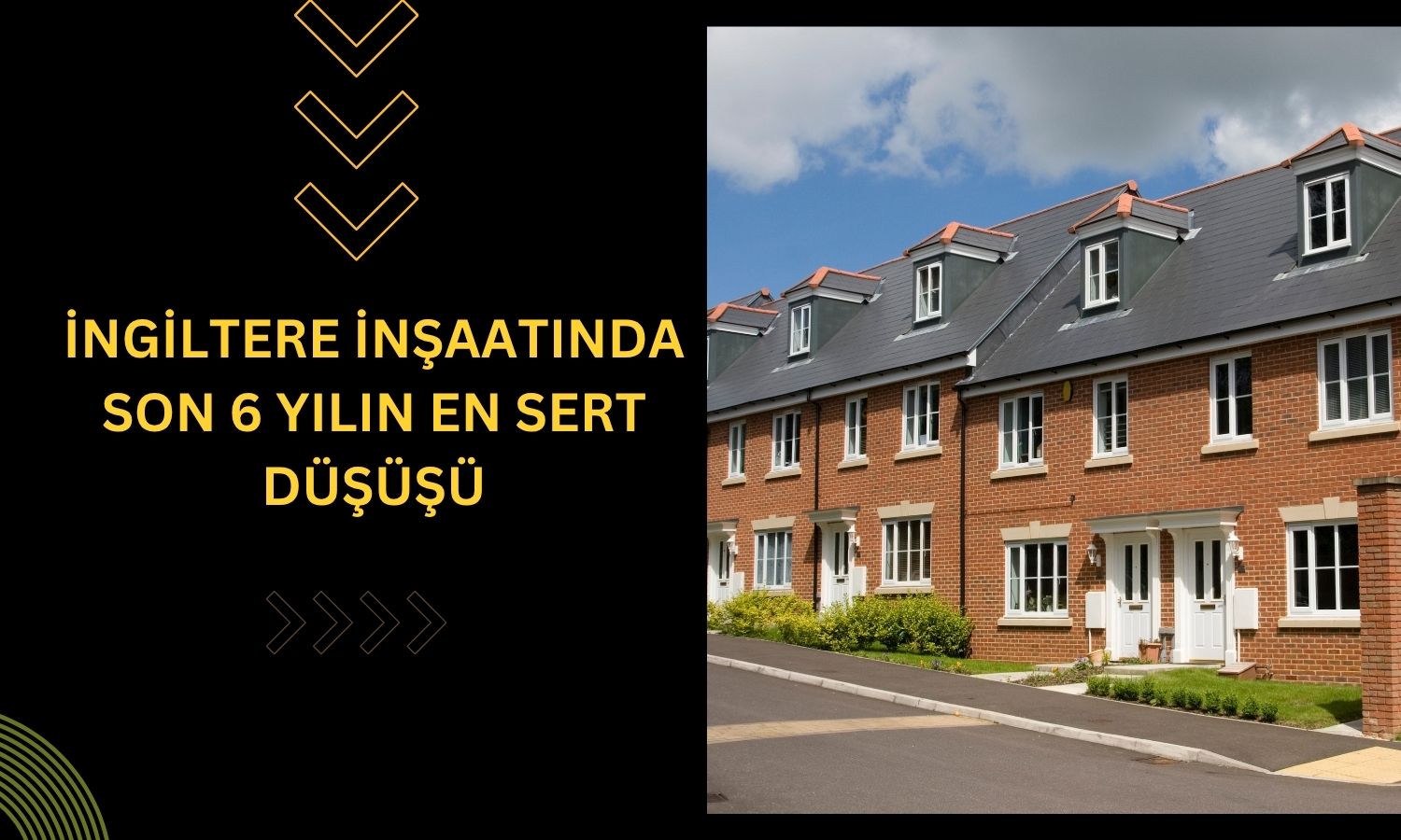İngiltere inşaat sektöründe 6 yılın en hızlı daralması!