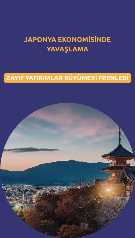 Japonya ekonomisinde yavaşlama: Zayıf yatırımlar büyümeyi frenledi