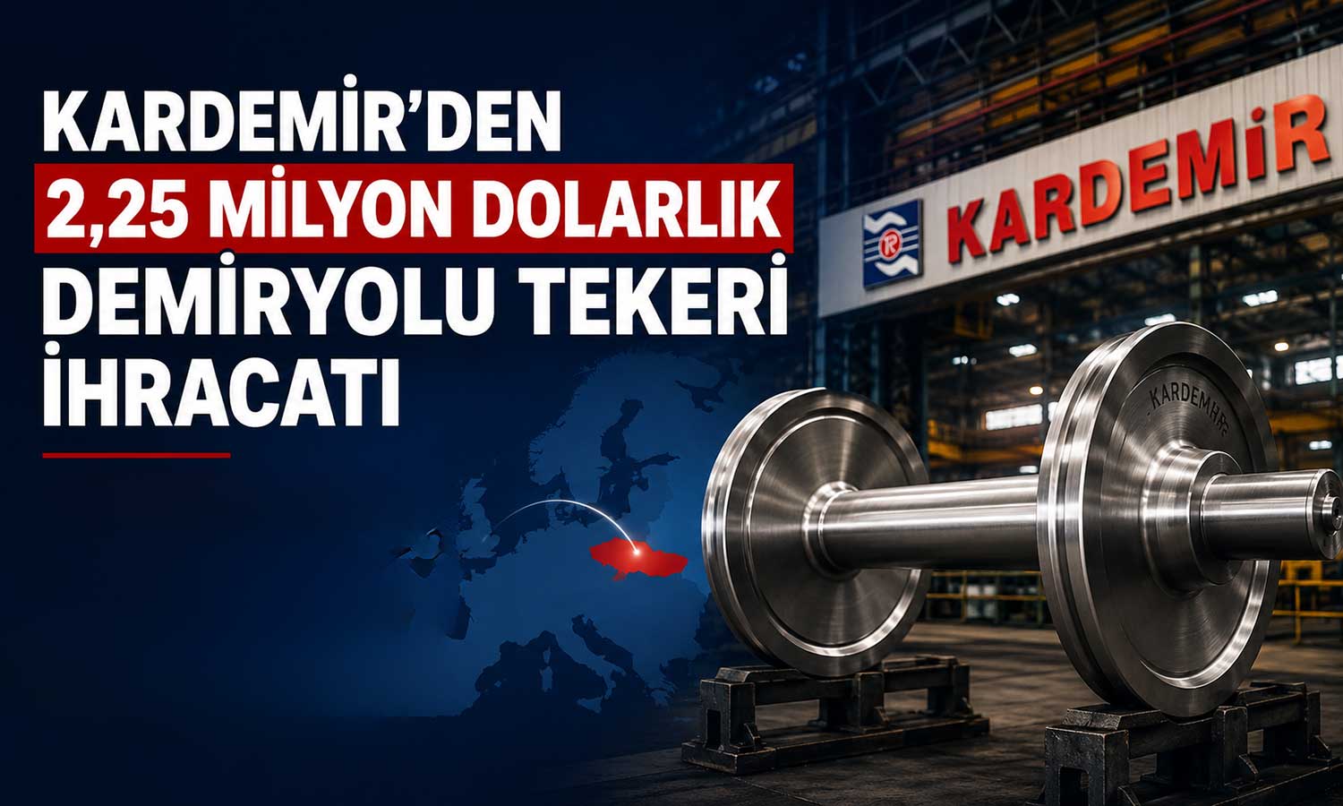 Kardemir’den ihracat adımı: 2,2 milyon dolarlık sözleşme
