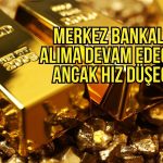 Merkez bankaları altın almaya devam edecek: Ancak hız kesebilirler