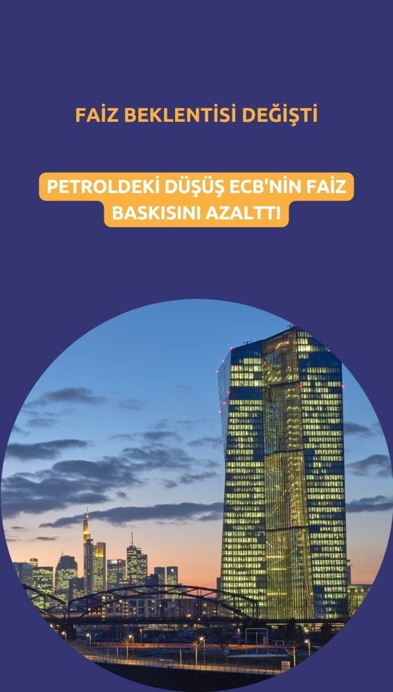 Petroldeki düşüş ECB'nin faiz baskısını azalttı
