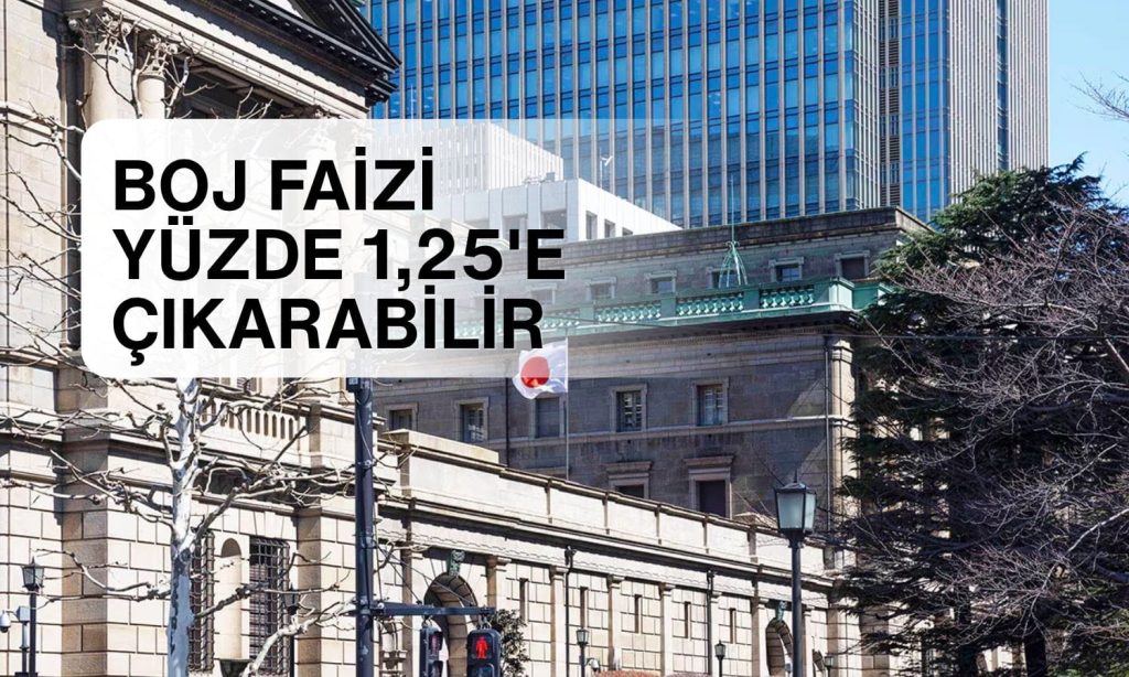 Reuters anketi: BOJ faizi yıl sonuna kadar yüzde 1,25’e çıka