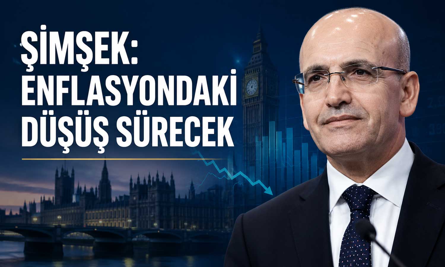Şimşek Londra’da konuştu: Enflasyondaki düşüş sürecek