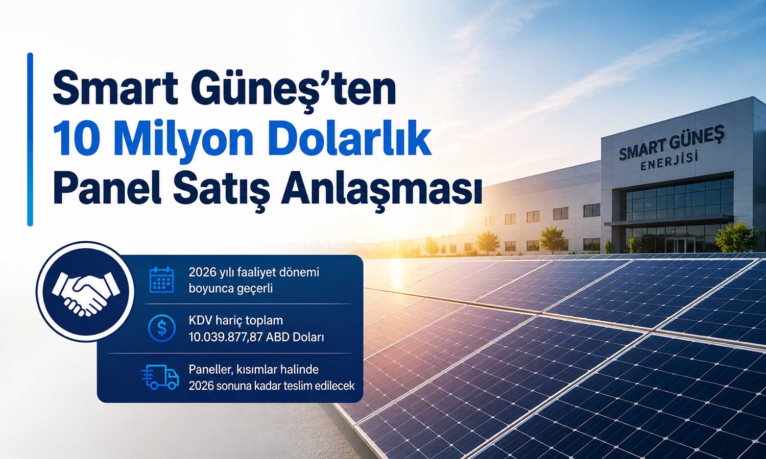 Smart Güneş, bayileriyle 10 milyon doları aşan sözleşme imzaladı
