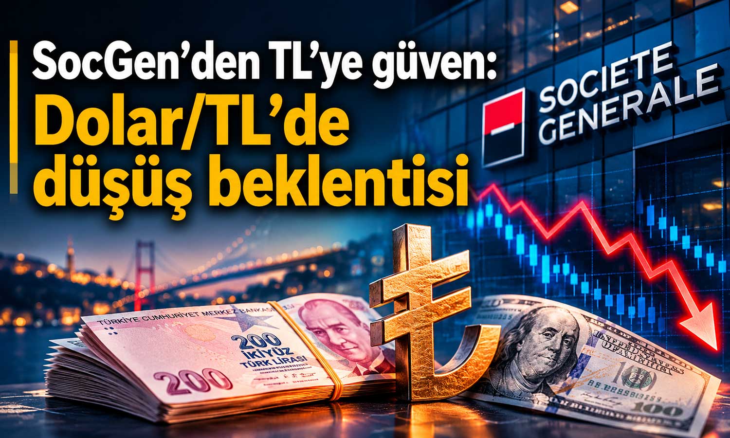 SocGen, TL’de güçlenme öngörüsüyle pozisyon aldı