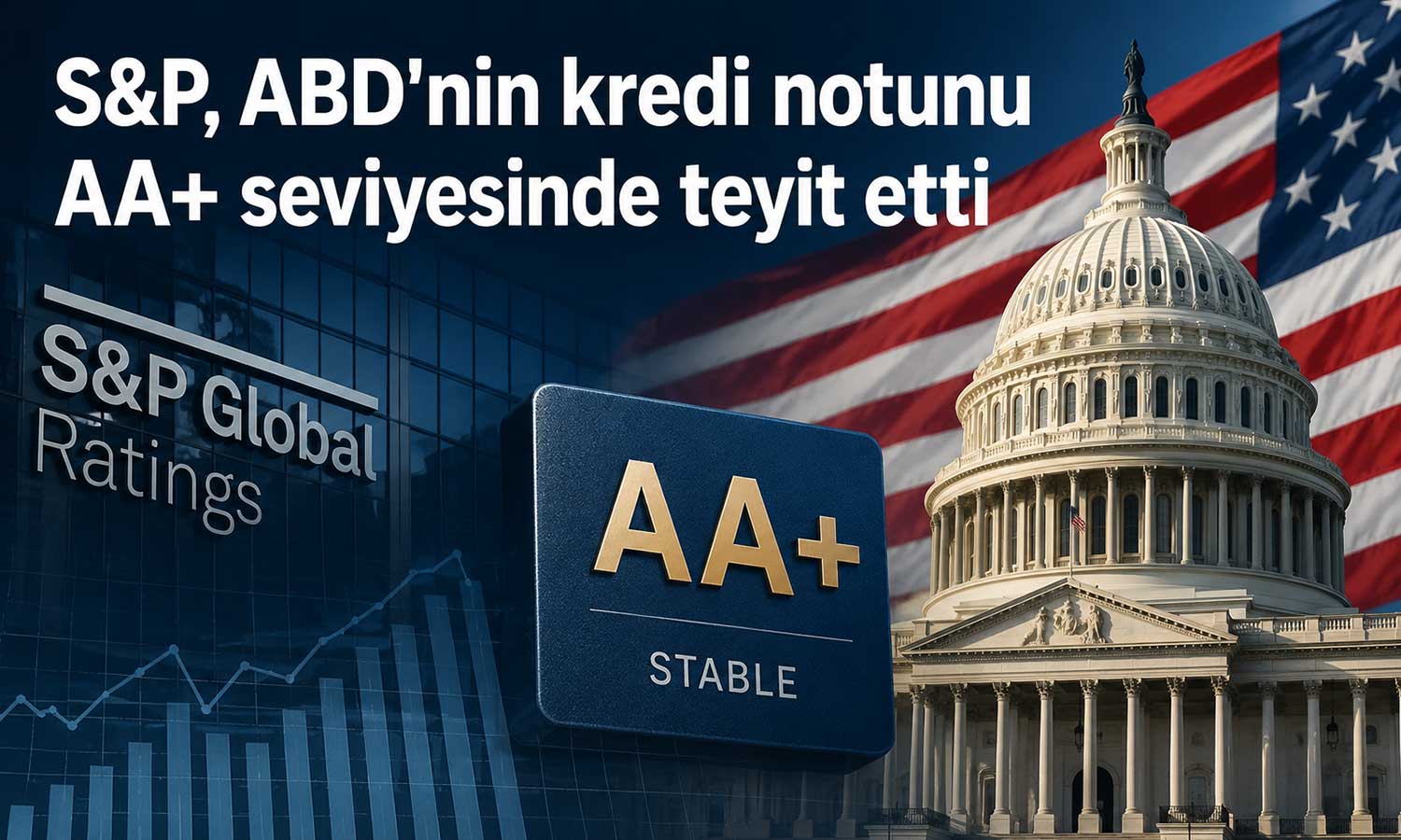 S&P’den ABD ekonomisine güven: Kredi notu değişmedi