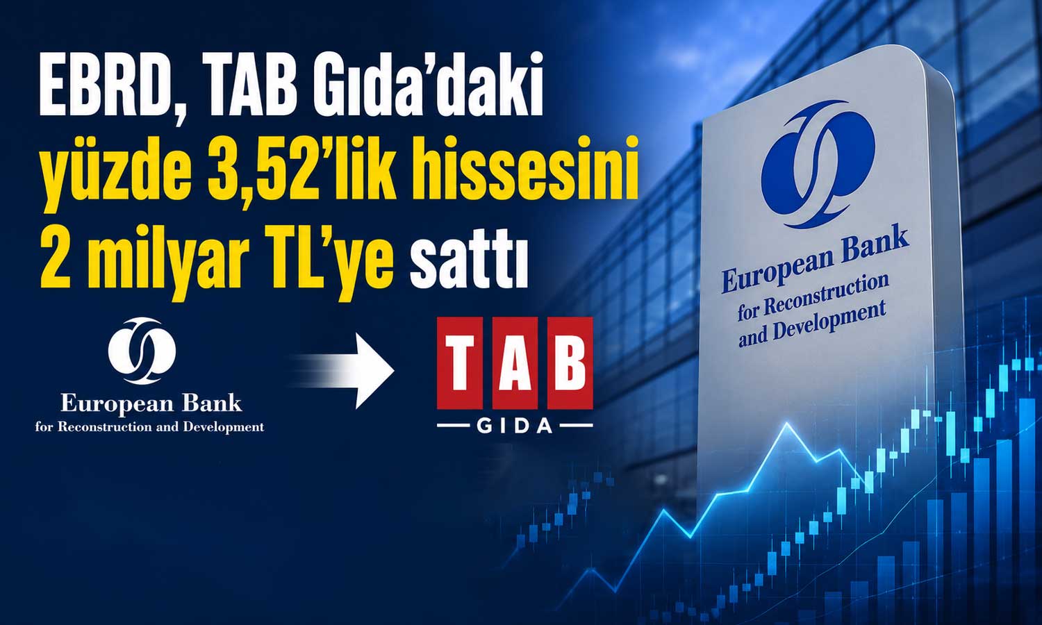TAB Gıda’da 2 milyar TL’lik blok satış: EBRD tüm paylarını devretti