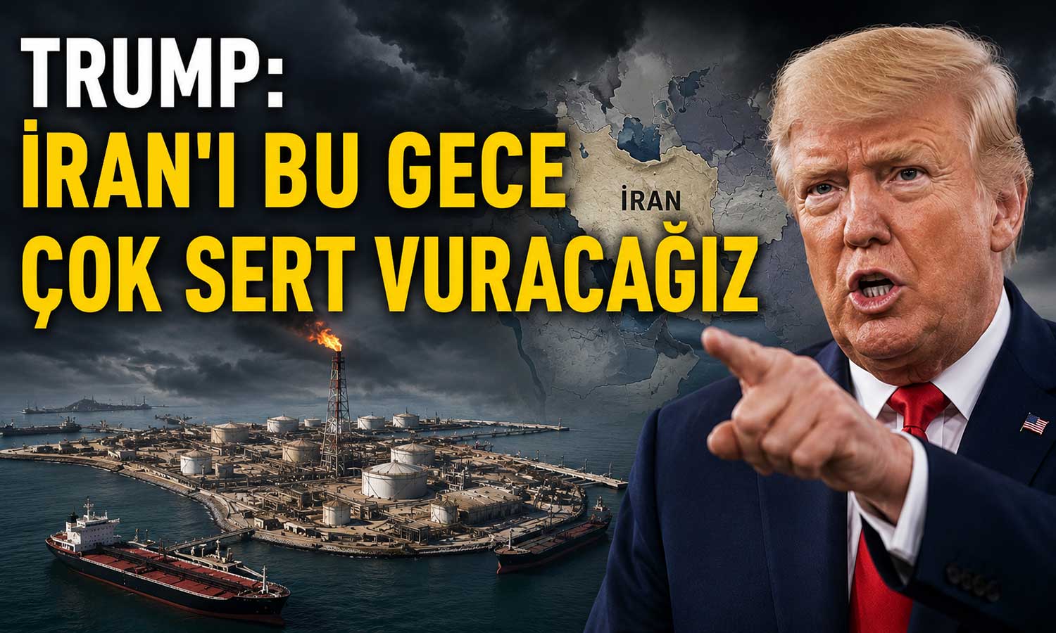 Trump: İran’ın petrol ve gaz piyasalarında kontrol sağlayacağız