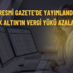 Türk Altın İşletmeleri’nden vergi avantajı açıklaması