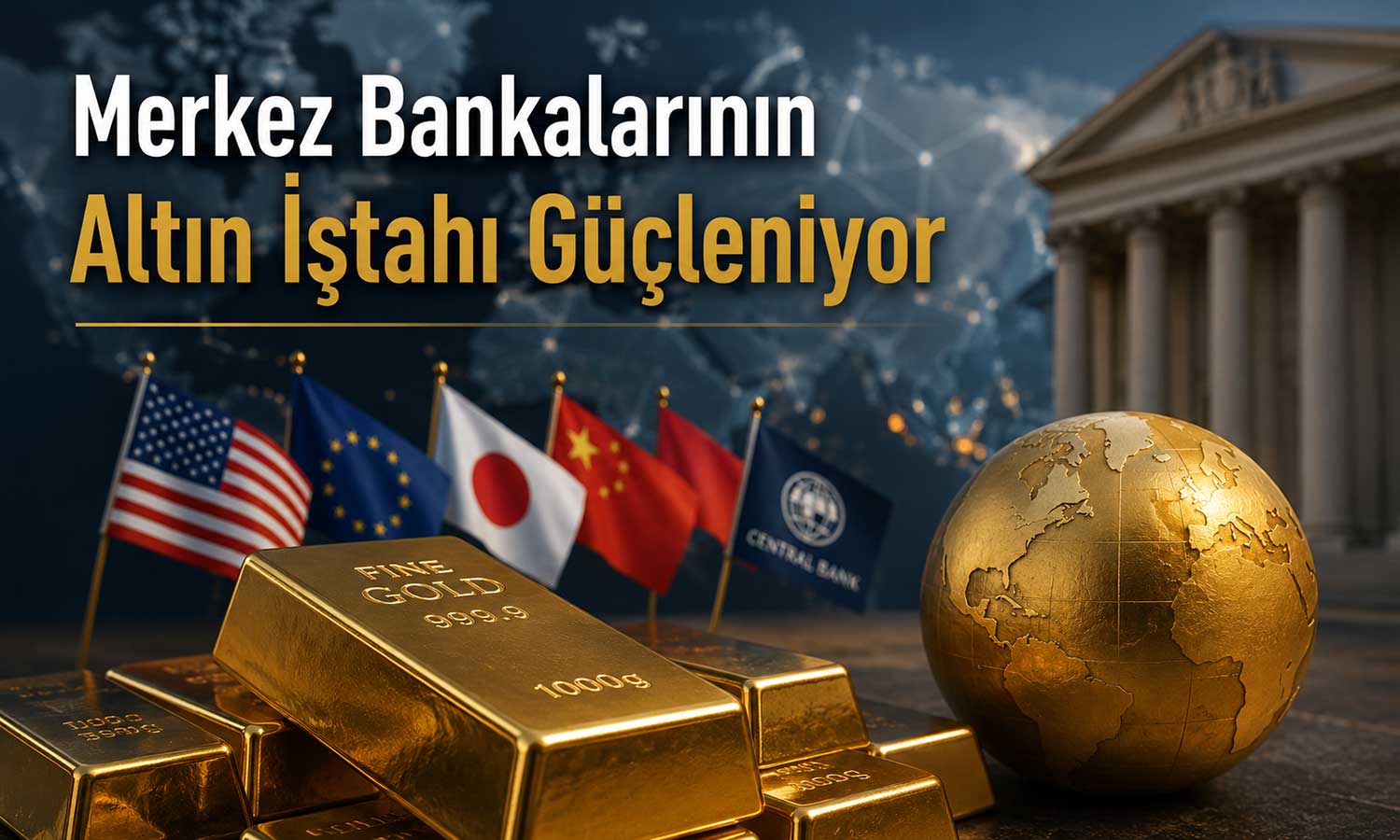 WGC: Küresel rezervlerde altın ağırlığı artabilir